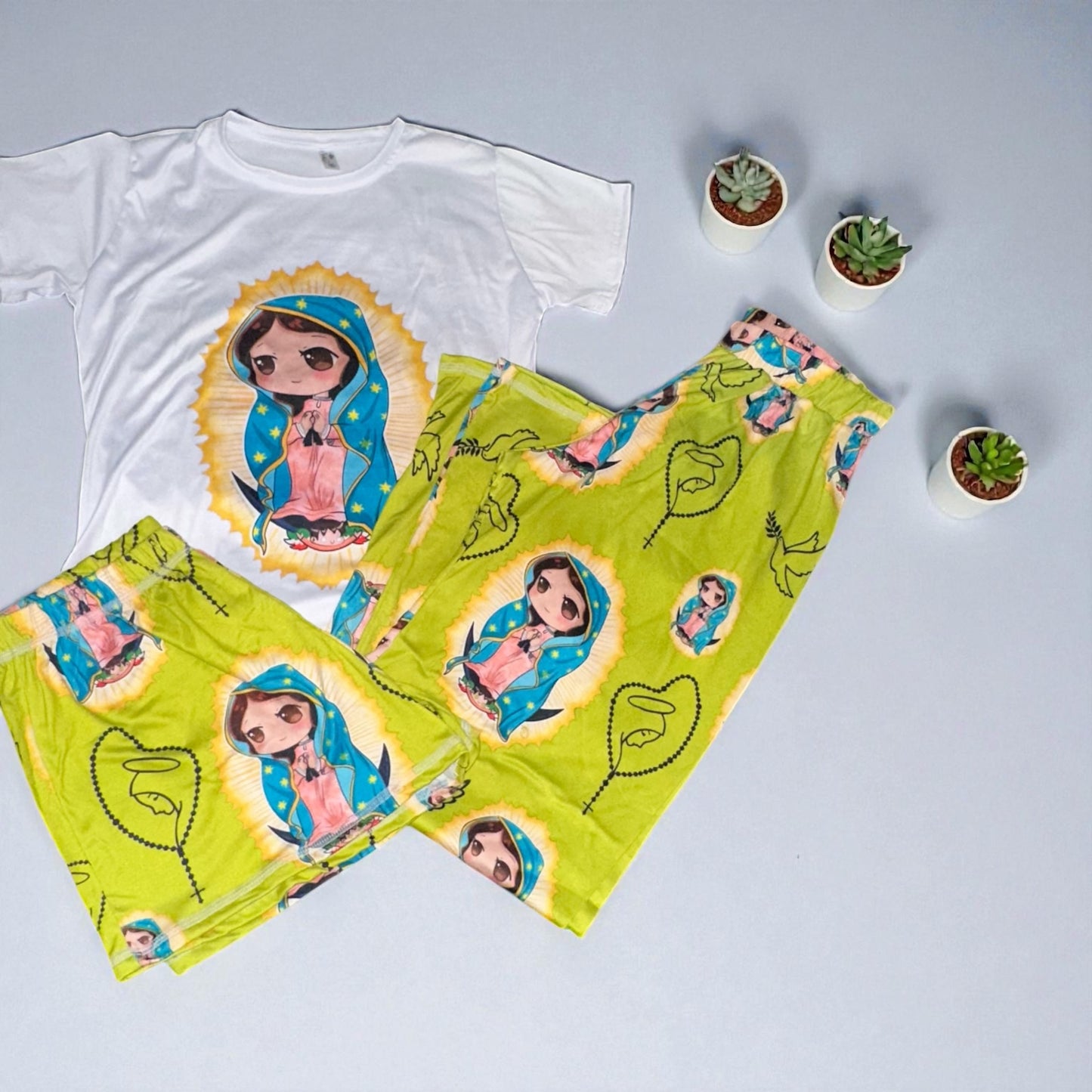 Virgencita Pijama Set